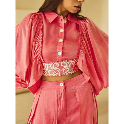 House of Fett Thor Pink Top with Pant Co-Ords