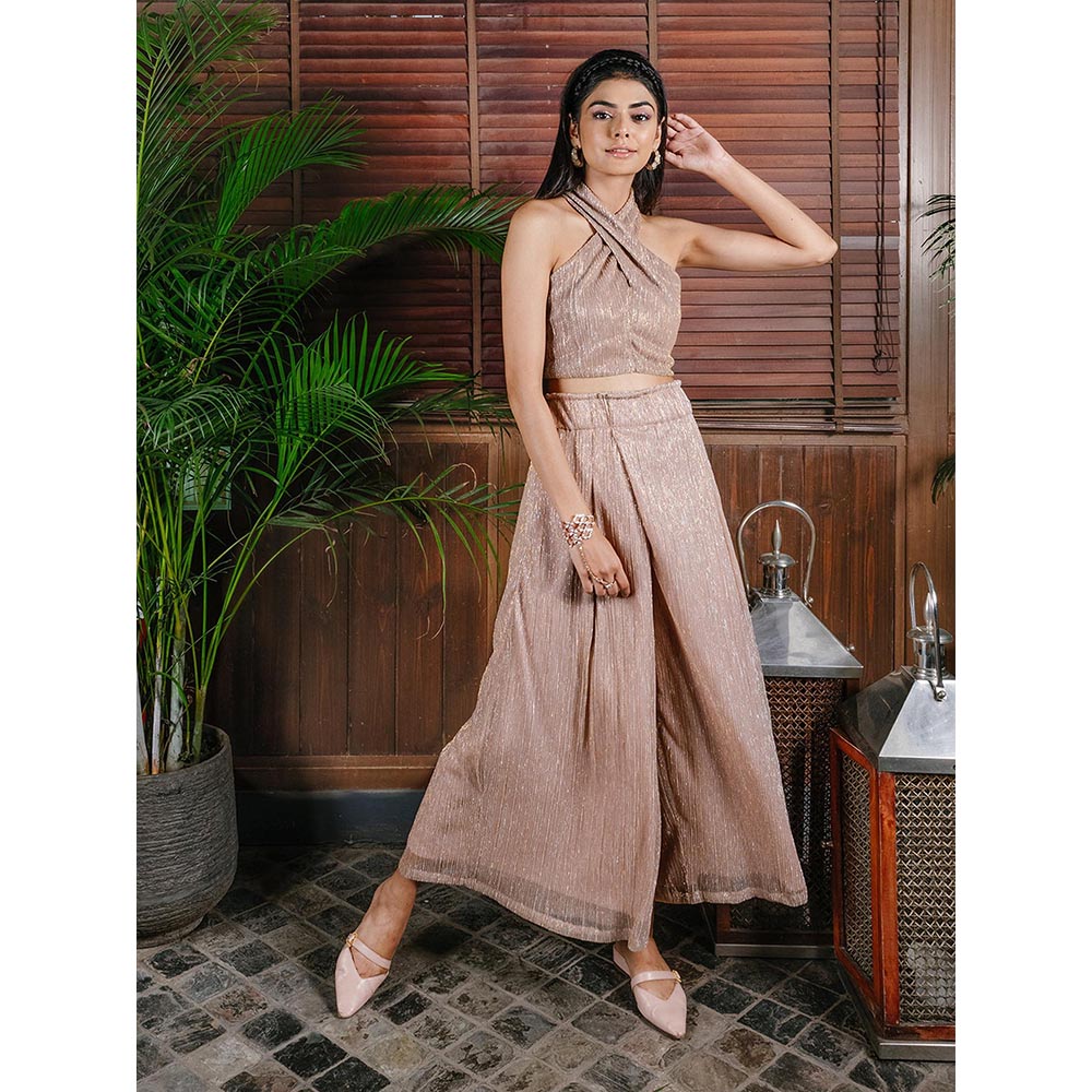 House of Fett Orlean Shimmer Beige Pant