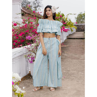 House of Fett Cyprus Blue Palazzo