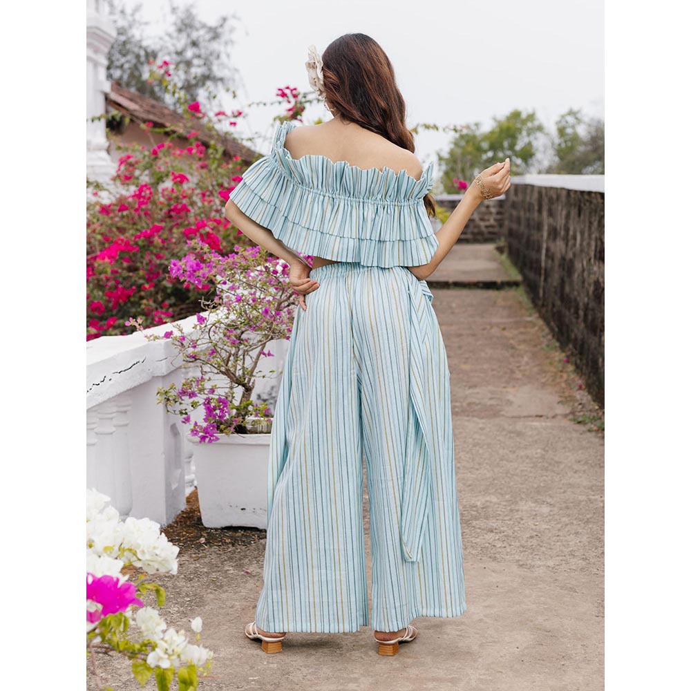 House of Fett Cyprus Blue Palazzo