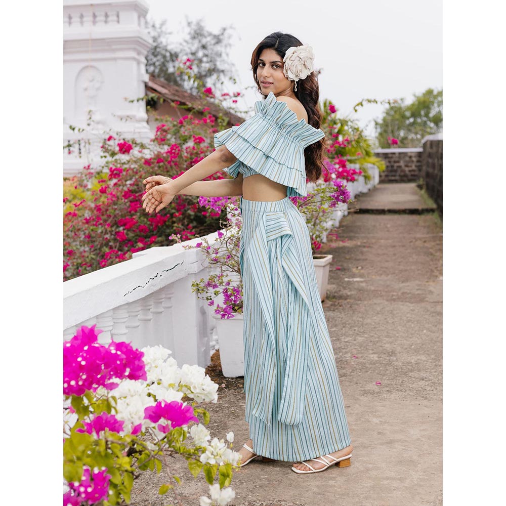 House of Fett Cyprus Blue Palazzo