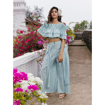 House of Fett Cyprus Blue Palazzo