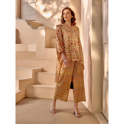 House of Fett Stonehenge Mulmul Yellow Pant