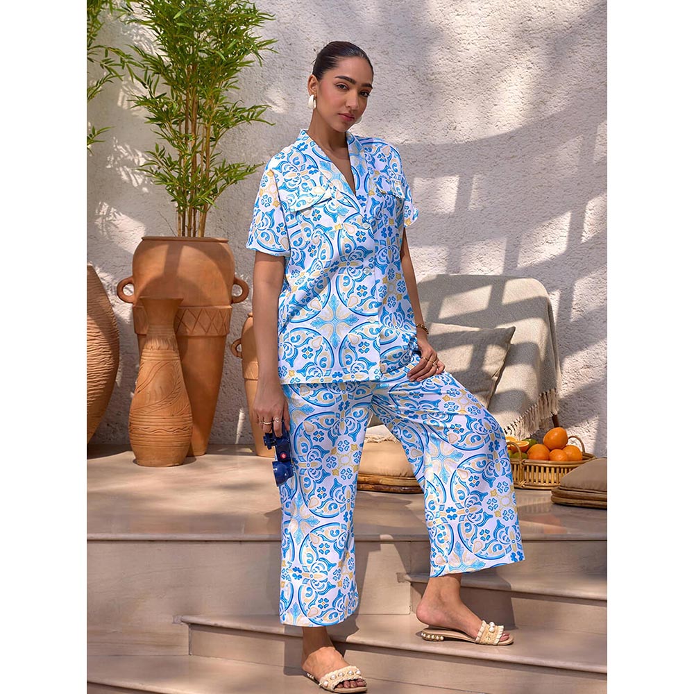 House of Fett Saba Blue Pant