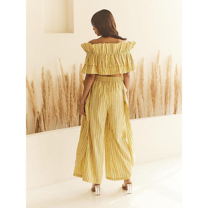 House of Fett Womens Cyprus Yellow Pant