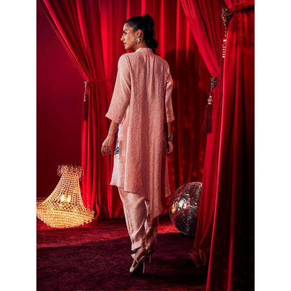 House of Fett Womens Petalina Embroidered Kurta