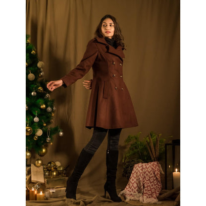 House of Fett Bruno Wool Brown Winter coat