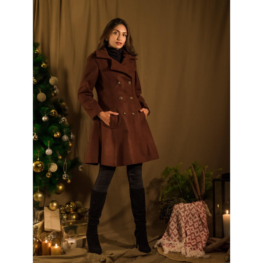 House of Fett Bruno Wool Brown Winter coat