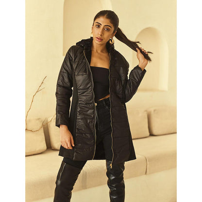 House of Fett Winter verse Black Puffer Jacket