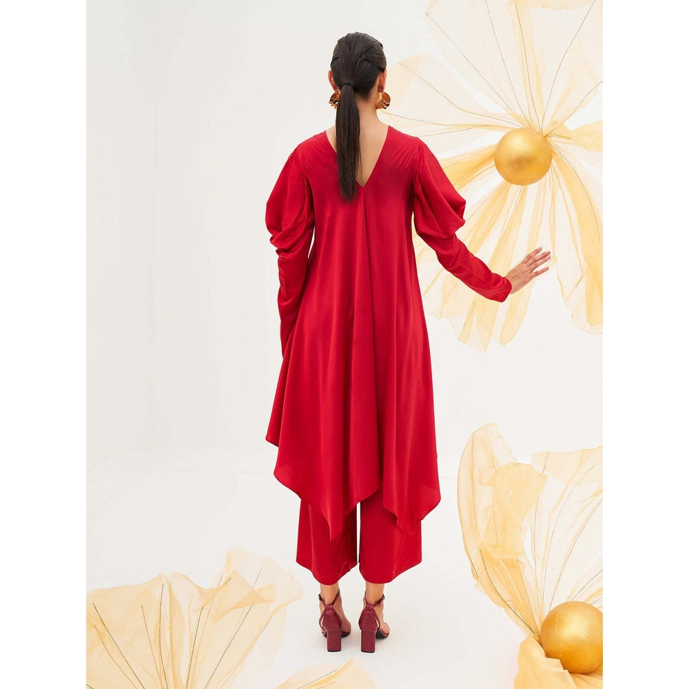 House of Fett Rubyetta Embroidered Kurta
