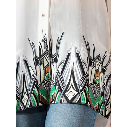 House Of Muher Aneesa Shirt White