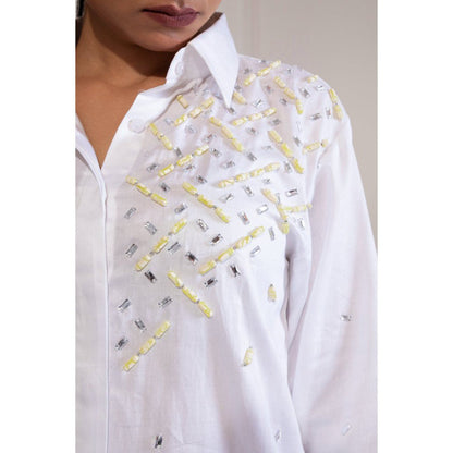 House Of Muher Safa Shirt White