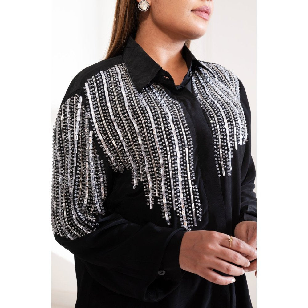 House Of Muher Samira Shirt Black
