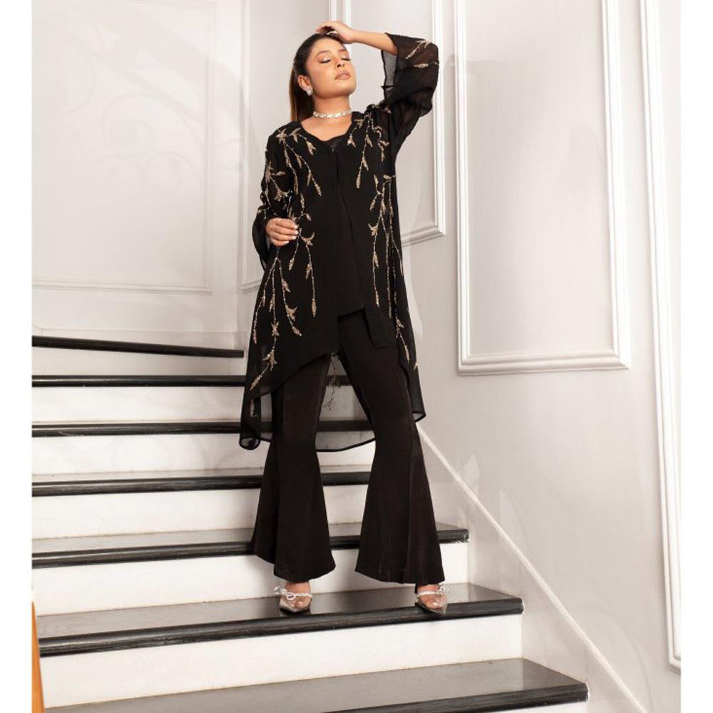 House Of Muher Nora Co-Ord Black (Set of 3)