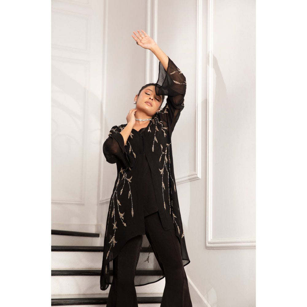 House Of Muher Nora Co-Ord Black (Set of 3)