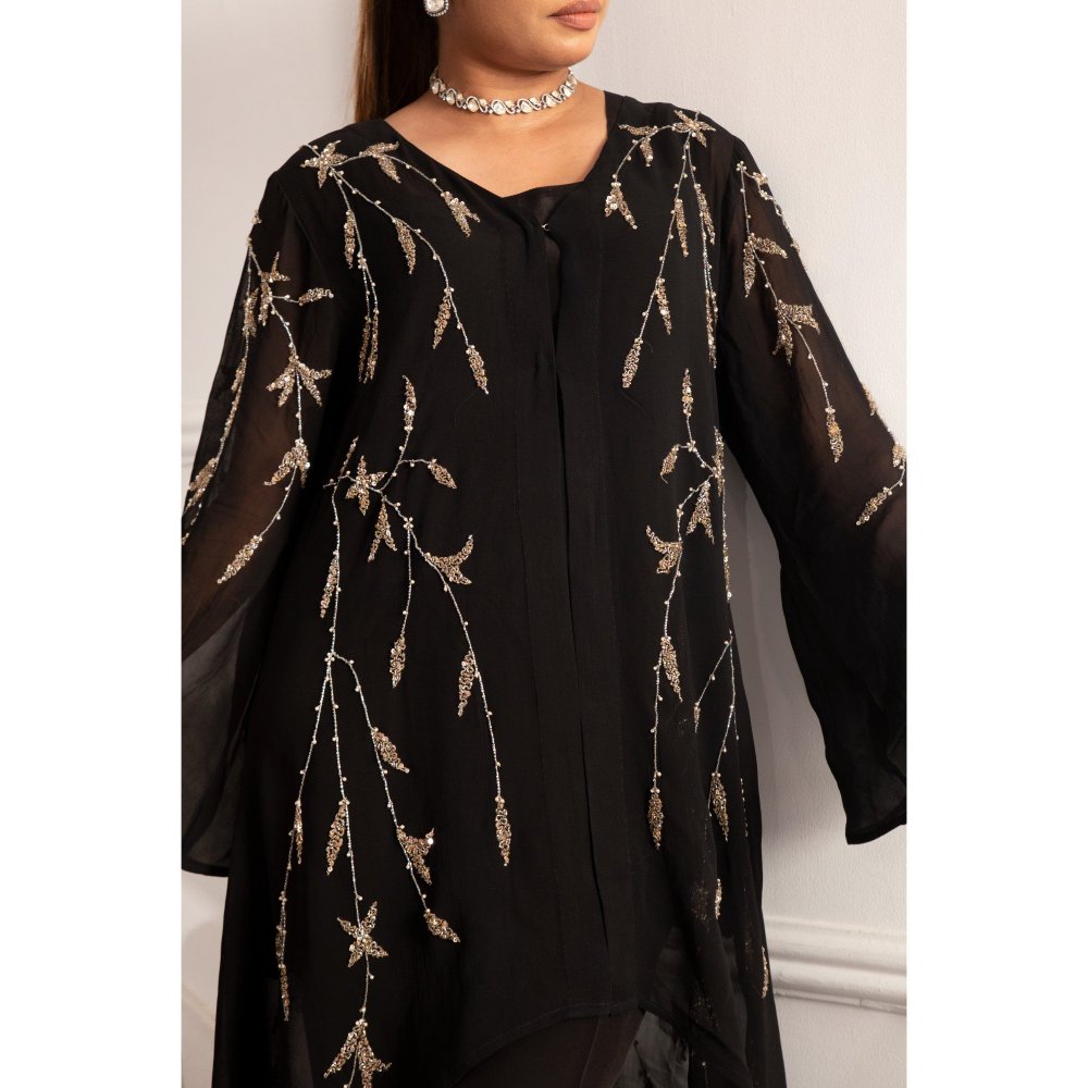 House Of Muher Nora Co-Ord Black (Set of 3)