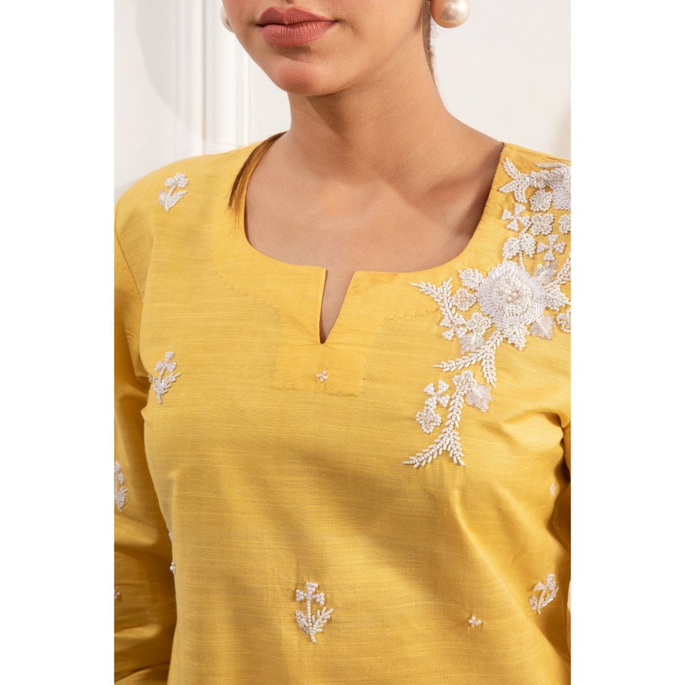 House Of Muher Raquel Co-Ord Yellow (Set of 2)