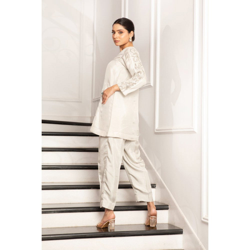 House Of Muher Nuha Co-Ord Grey (Set of 2)