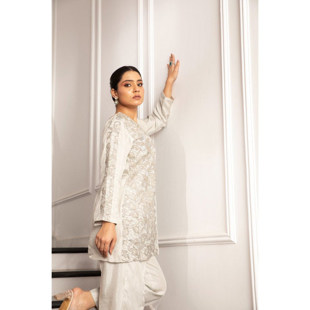 House Of Muher Nuha Co-Ord Grey (Set of 2)