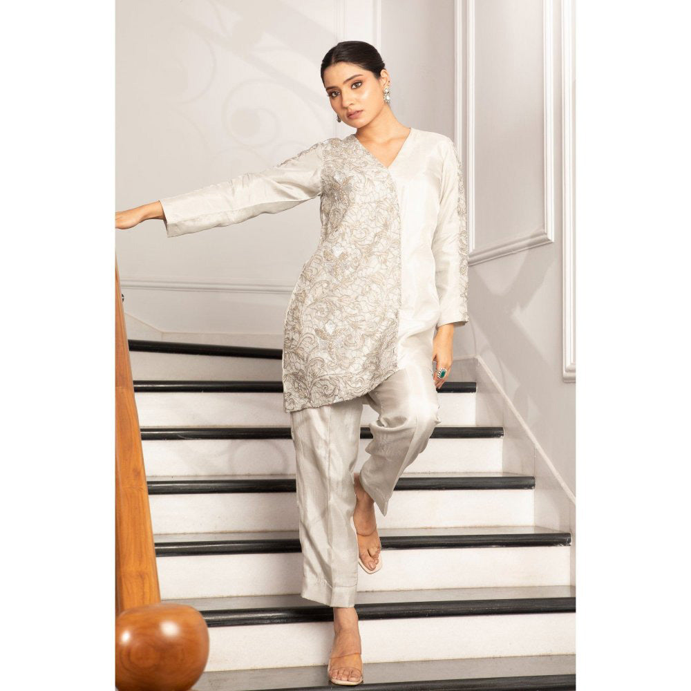House Of Muher Nuha Co-Ord Grey (Set of 2)