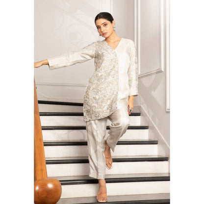 House Of Muher Nuha Co-Ord Grey (Set of 2)