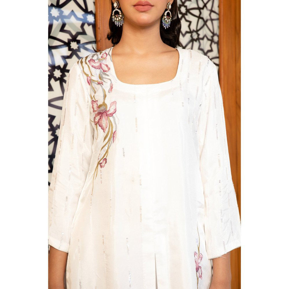 House Of Muher Nida Co-Ord White (Set of 2)