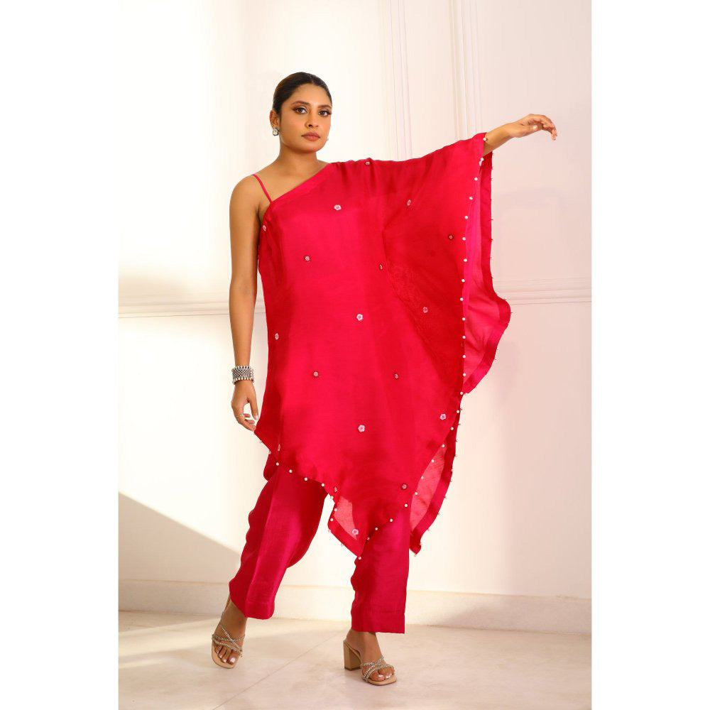 House Of Muher Rahat Co-Ord Pink (Set of 2)