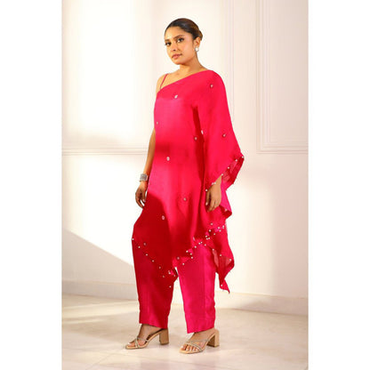 House Of Muher Rahat Co-Ord Pink (Set of 2)