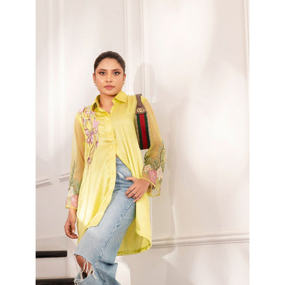 House Of Muher Zayna Shirt Green