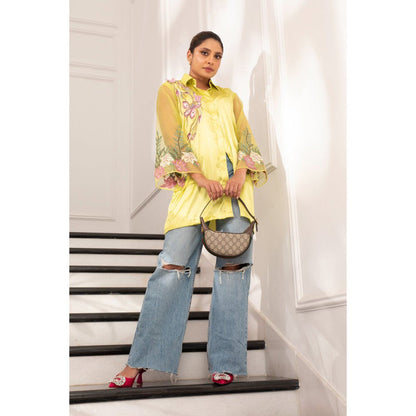 House Of Muher Zayna Shirt Green