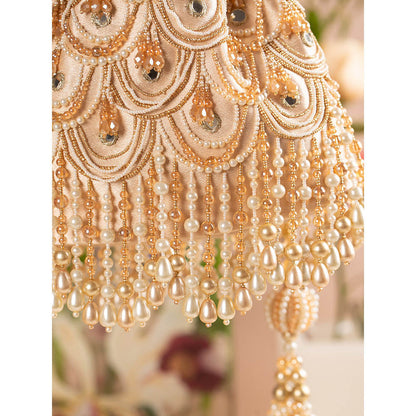 House of Vian Jashn Gold Embellished Potli Bag for Women