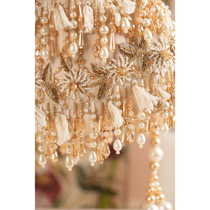 House of Vian Izna Gold Embellished Potli for Women