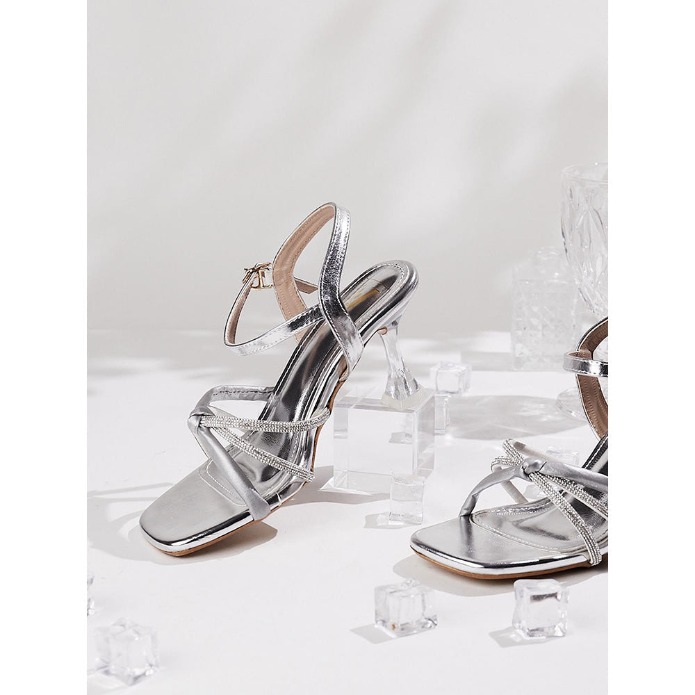 House of Vian Amanda Silver Heels