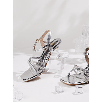 House of Vian Amanda Silver Heels