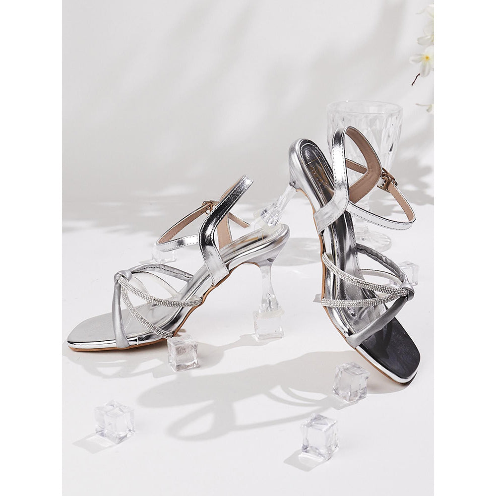 House of Vian Amanda Silver Heels