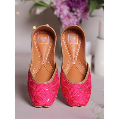 House of Vian Sultana Rani Pink Juttis