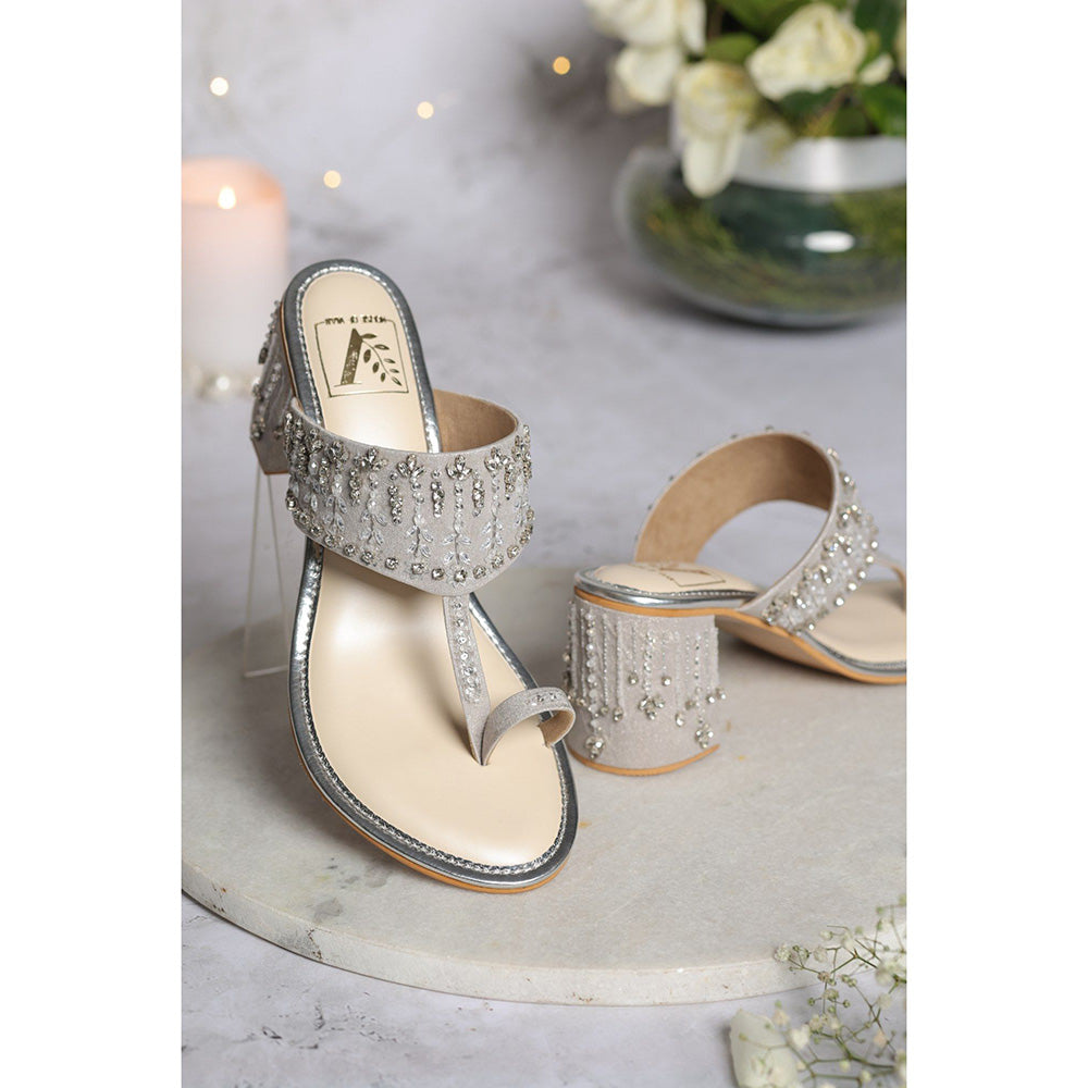 House of Vian Sitarah Block Heel Kolhapuris