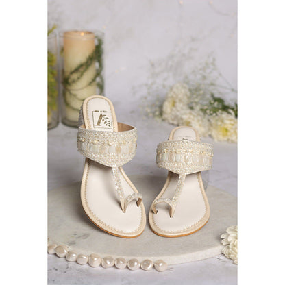 House of Vian Nooriya Block Heel Kolhapuris