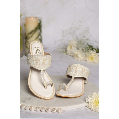 House of Vian Nooriya Block Heel Kolhapuris