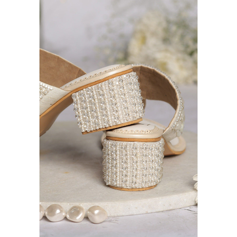 House of Vian Nooriya Block Heel Kolhapuris