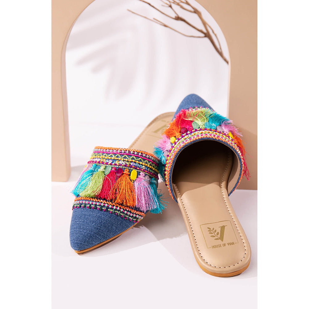House of Vian Color Pop Mules for Women