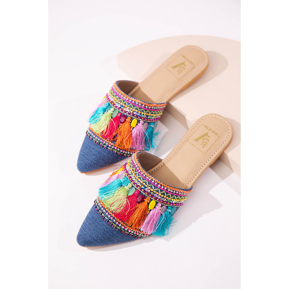 House of Vian Color Pop Mules for Women
