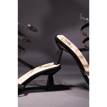 House of Vian Kate Black Gladiators Heels