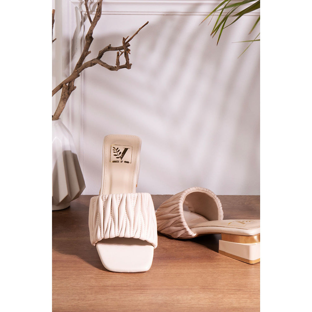 House of Vian Matilda Beige Sandals Heels