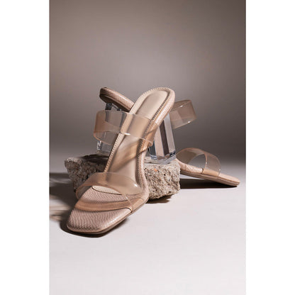 House of Vian Veronica Beige Sandal Heels