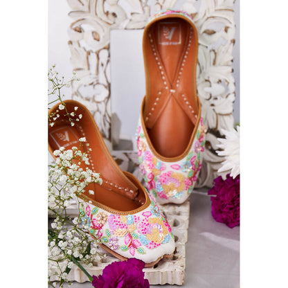 House of Vian Gulzar Multi-Color Juttis