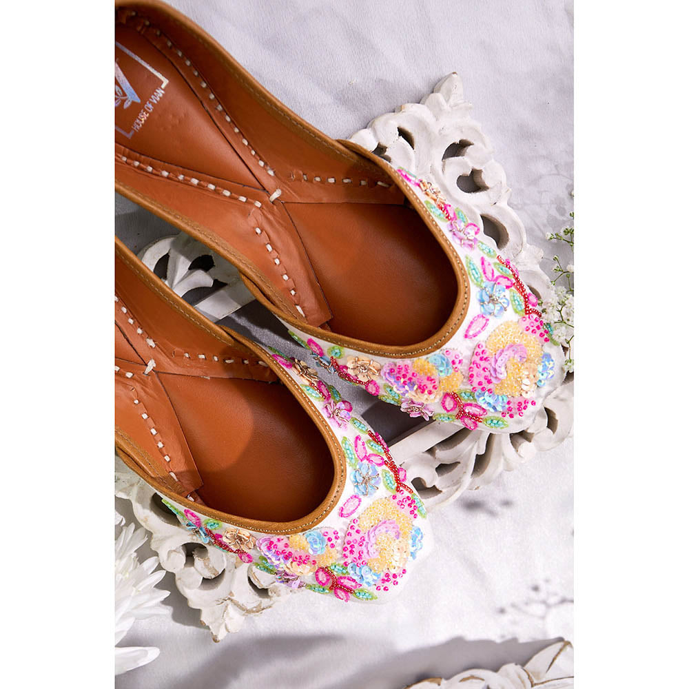 House of Vian Gulzar Multi-Color Juttis