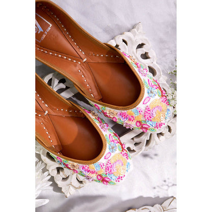 House of Vian Gulzar Multi-Color Juttis