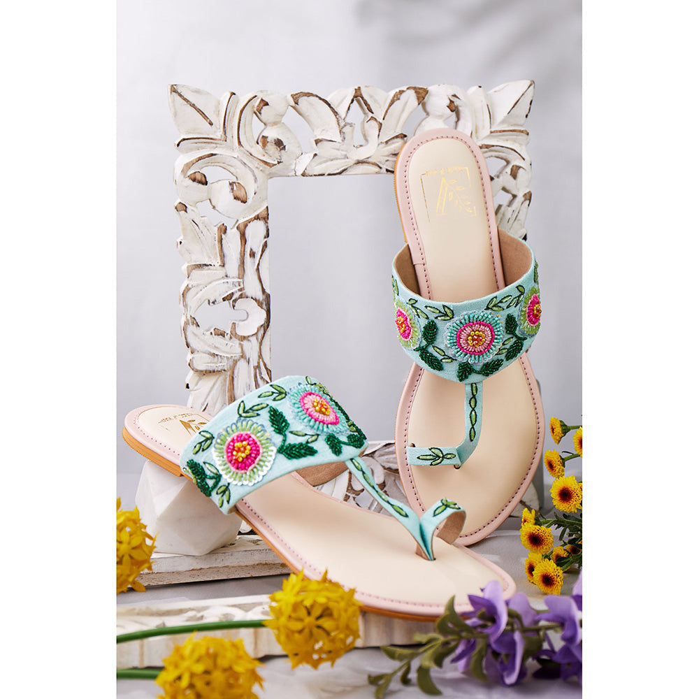 House of Vian Gulbagh Multi-Color Kolhapuri