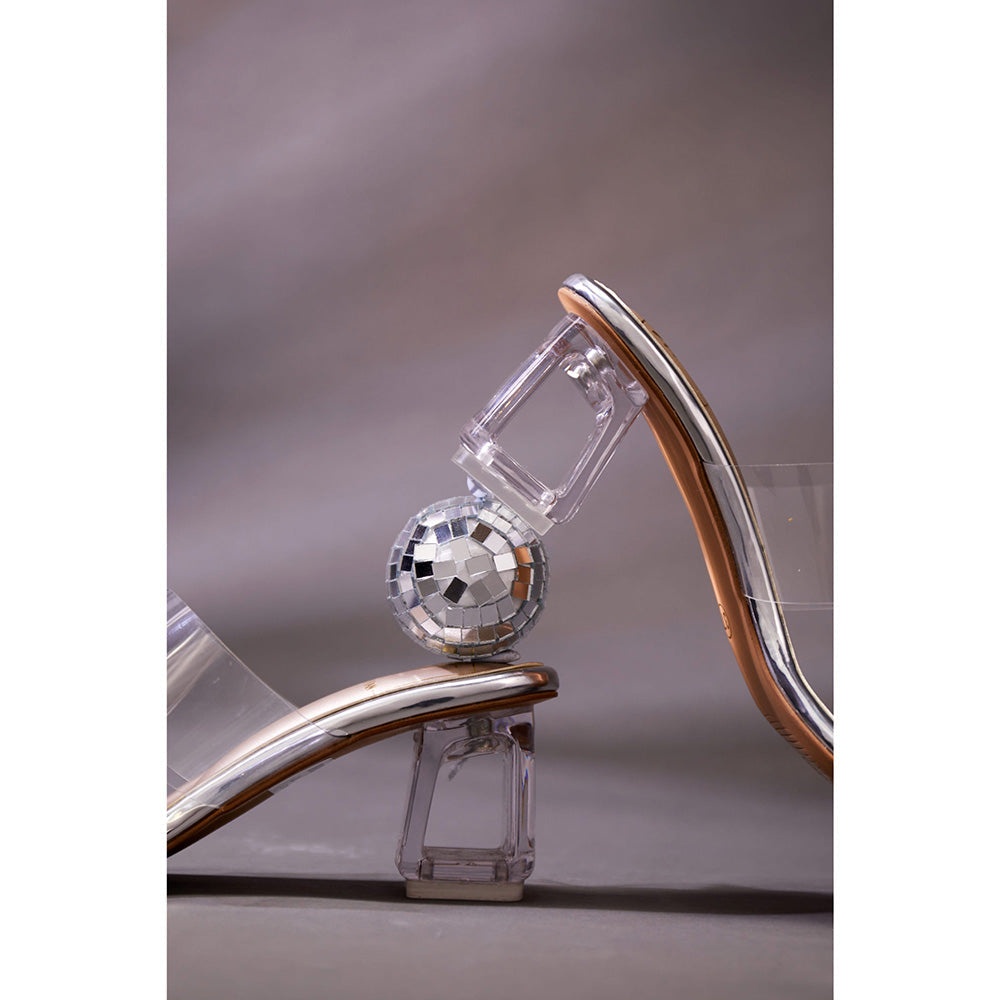 House of Vian Women Silver Camille Heels